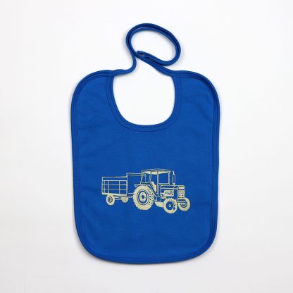 Slabbetje Trekker met Wagen Goud (2 kleuren)