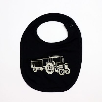 Slabbetje Trekker met Wagen Goud (2 kleuren) - Afbeelding 3