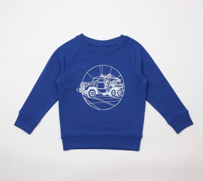 Kindersweater Takelwagen  (in 2 kleuren)