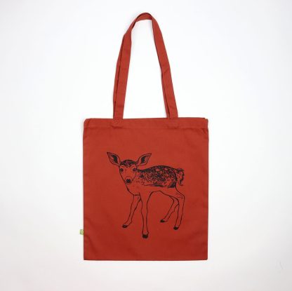 Totebag Hertje (canvas) - Afbeelding 2