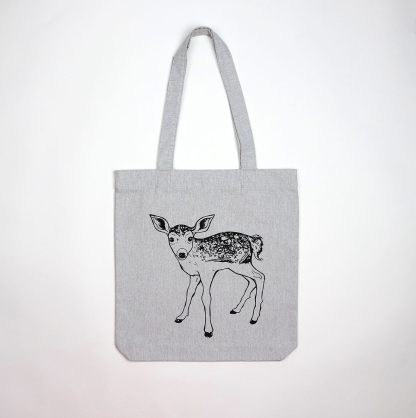 Totebag Hertje (canvas) - Afbeelding 3