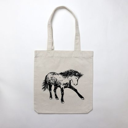 Totebag Paard (canvas)