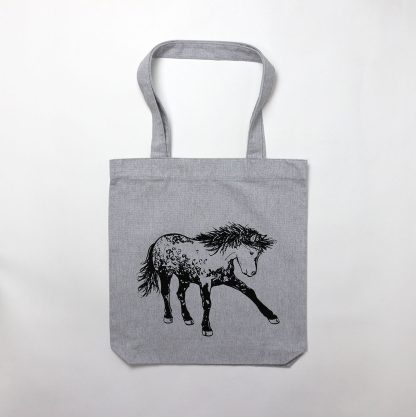 Totebag Paard (canvas) - Afbeelding 2