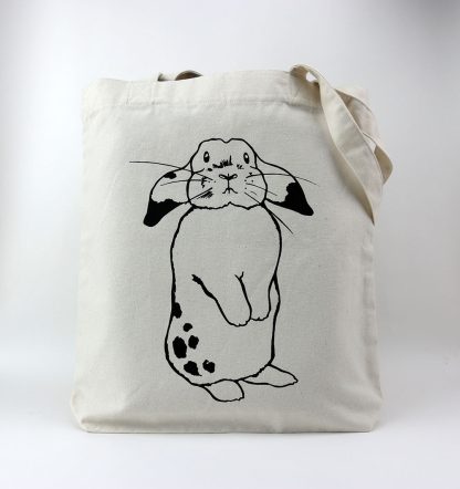 Totebag Konijn (canvas)