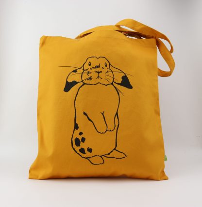 Totebag Konijn (canvas) - Afbeelding 2