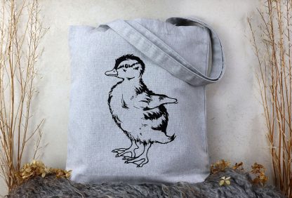 Totebag Eendje (canvas) - Afbeelding 4