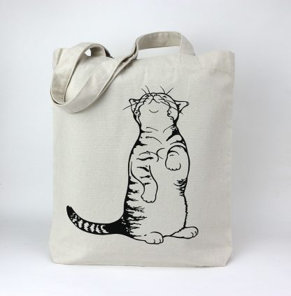 Totebag Kat (canvas) - Afbeelding 2