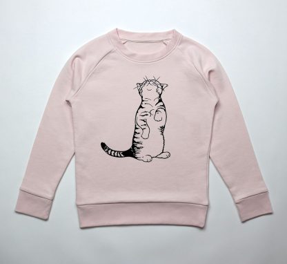 Kindersweater Kat (in 2 kleuren) - Afbeelding 2