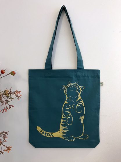 Totebag Limited Edition Kat in GOUD